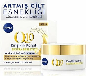 Nivea Q10 Ekstra Besleyici Gündüz Bakım Kremi Spf15+ 50 Ml