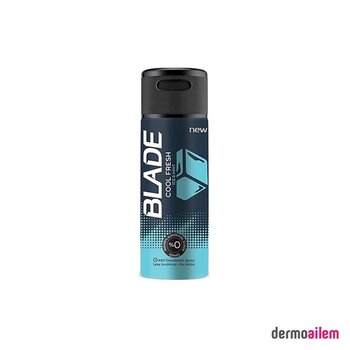 Blade Cool Fresh Pudrasız Leke Yapmayan Erkek Sprey Deodorant 150 Ml