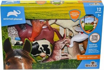 SH-D5904 Kutulu 12 Parça Çiftlik Hayvanları - Vardem Oyuncak