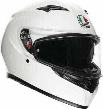 Agv K3 Mplk Mono Beyaz Motosiklet Kaskı S