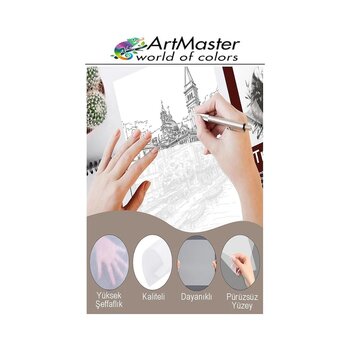 Aydınger Kağıdı A3 90-95 Gr Eskiz Kağıdı 50 Adet Artmaster Aydınger Kağıt 29,7x42 Cm Buzlu Mumlu Kağıt Çizim Kağıdı