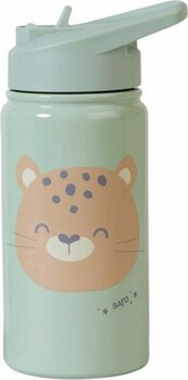 Saro 350 ml Paslanmaz Çelik Pipetli Matara Suluk Termos Yeşil