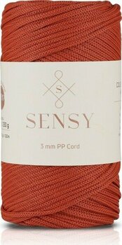 Sensy Polyester Makrome Ip 3 mm 250 Gram Makrome Ipi 120 Metre Supla Ip ve Çanta Ipliği - Kiremit