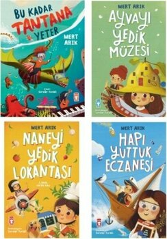Timaş Yayınları Bu Kadar Tantana Yeter - Ayvayı Yedik Müzesi - Naneyi Yedik Lokantası - Hapı Yuttuk Eczanesi  4'lü Hikaye Seti