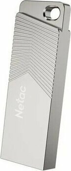 Netac UM1 128 GB Metalik Gri USB Flash Bellek