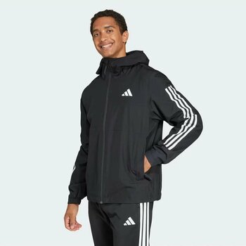 adidas Essentials 3-Stripes RAIN.RDY Erkek Rüzgarlık XL Beden