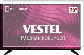 Vestel 70UA9630 TV EKRAN KORUYUCU - Vestel 70 inç 178 Ekran Smart led 4K Koruyucu