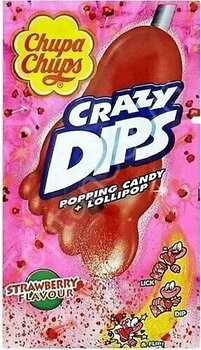 Chupa Chups Crazy Dips Çilek 16 Gr 24 Lü
