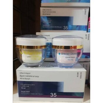 Kaizen Active Krem Akne Krşıtı Siyah Nokta Çil Önleyici Cilt Beyazlatıcı Gece+Gündüz Kremi