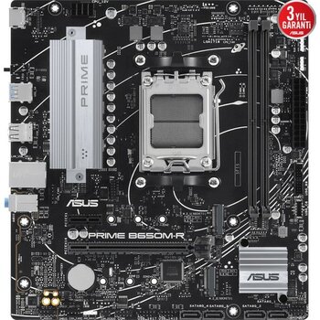 Asus Prıme B650M-R Am5 Ddr5 7200 HDMI 2xm2 Aura Rgb 2.5glan Matx