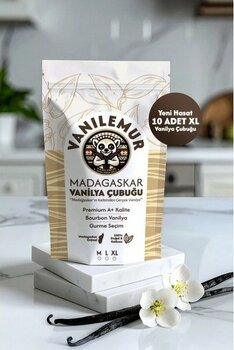 Vanilemur Vanilya Çubuğu 10 Adet (Yeni Hasat) Madagaskar Vanilyası