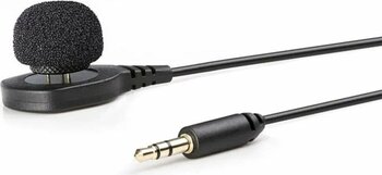 Boya BY-HLM1 Siyah Kablolu 3.5mm Stereo Jack Yaka Mikrofonu