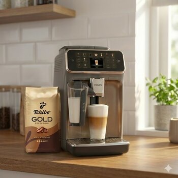 Philips EP5544 5500 Serisi Lattego Tam Otomatik Kahve Makinesi - 20 Çeşit Sıcak & Soğuk+Tchibo Kahve Çekirdeği