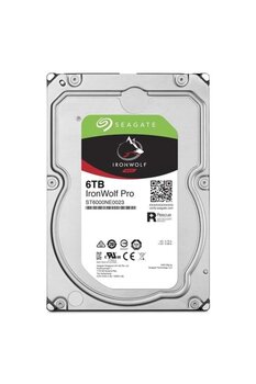 Seagate 6TB IRONWOLF PRO ST6000NE000 7200RPM 256MB SATA3 NAS DİSKİ