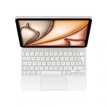 Apple Uyumlu Ipad Air M3 İçin 11" Magic Türkçe Q Klavye Beyaz