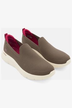 SKECHERS Erkek Slip On Go Walk Flex Spor Ayakkabı, Gri 39,5 Numara
