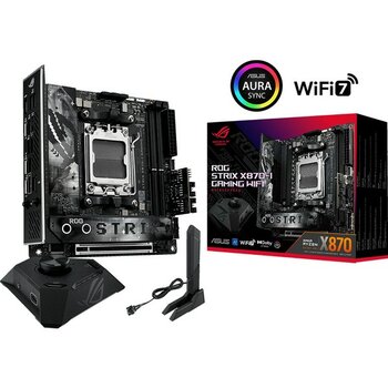 Asus Rog Strıx X870-I Gamıng Wıfı Am5 Ddr5 8400(OC) 2xusb4 2xm2 HDMI Wıfı7 Bt