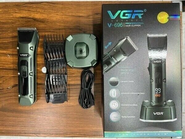 Vgr V-696 4 Başlık Siyah Saç Sakal Traş Makinesi