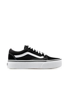 Vans Old Skool Platform Kadın Günlük Ayakkabı Sneaker Siyah 36,5 Numara