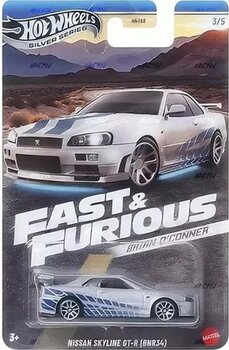 Hot Wheels Brian O'Conner 3/5 - Nissan Skyline GT-R (BNR34) Fast & Furious Oyuncak Araba