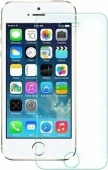 iPhone 5S Uyumlu Şeffaf 9H Sert Temperli Kırılmaz Cam Ekran Koruyucu