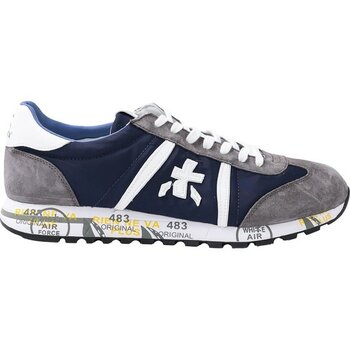 Premiata Lucy 7089 Erkek Ayakkabı Lacivert Gri - Gri-Lacivert - 44