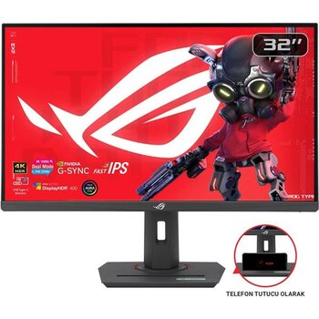 Asus Rog Strix XG32UCG 31.5 Inç 160Hz 4K UHD 0.3ms 320Hz Full Hd Dual Mode Adaptive Sync Fast IPS Gaming Monitör - 31,5 inç - 320 Hz