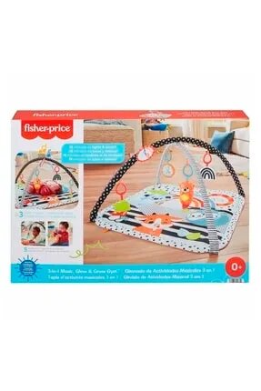 Fisher Price Neşeli Hayvanlar 3'ü 1 Arada Jimnastik Merkezi™hbp41