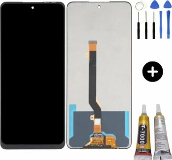 Tecno Spark 8t Uyumlu Lcd Ekran Dokunmatik + Montaj Seti Çok Renkli