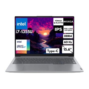 Lenovo Thinkbook 16 G6 Irl I7-13700h 64 Gb 512 Gb Ssd Iris Xe Graphics 16" Wuxga Freedos Notebook 21kh00v1trat32