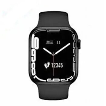 Pazarız Watch 7 Plus Siyah Akıllı Saat