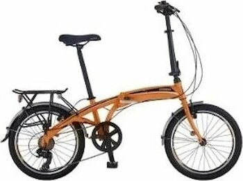 Salcano Slcn300 Mat Turuncu Siyah Katlanır Bisiklet
