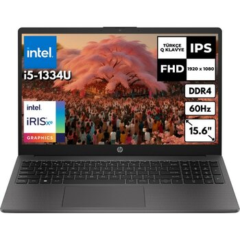 Hp 250 G10 I5-1334U 8gb 256 GB SSD Iris Xe Graphics 15.6" Fhd Windows 11 Home Taşınabilir Bilgisayar B2NC9ESHMF1