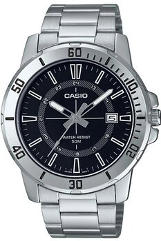 Mtp-Vd01d-1cvudf Casio 50 Mt Suya Dayanıklı Çelik Kordon Erkek Kol Saati