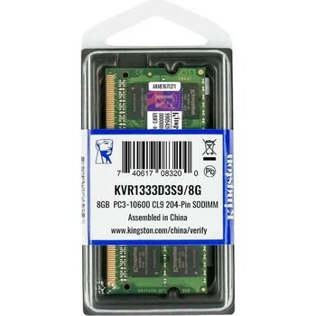 Kingston 8gb Ddr3 1333 Mhz Notebook Ram Bellek - KVR1333D3S9/8G - 1.5V