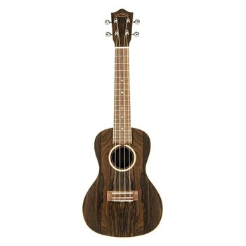 Lanikai Zr-C Ziricote Concert Ukulele (Üst Segment - Egzotik Seri) | Nadir Ziricote Ağacı Gövde, Akçaağaç Kenar Şeritleri, Nubone Xb Eşik, Üstün Rezonans | Ölçüler: Concert Boy / 15 Perde