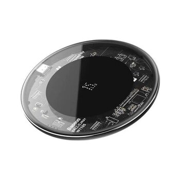 Baseus Simple Upgraded Version Şeffaf Universal Hızlı Şarj 15W Kablosuz Şarj Cihazı