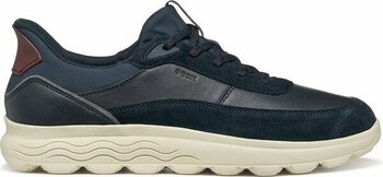 Geox Erkek Lacivert U Spherıca Plus A - Nappa+Sued Bağcıklı Kalın Tabanlı Süet Sneaker U56MPA08522CF44K - 42
