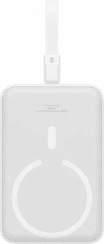 Baseus Magsafe Mini Wireless ve Lightning Kablo 10000 mAh Beyaz Taşınabilir Şarj Cihazı