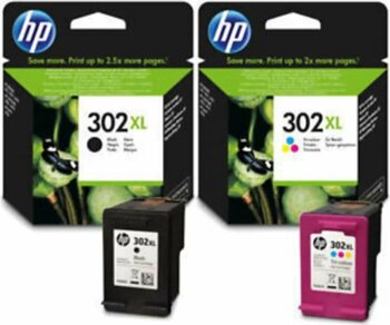 HP (302xl) Kartuş Orijinal 2 Li Seti F6u68ae F6u67ae