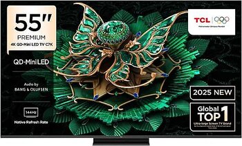TCL 55C7K Premium 4K Ultra HD 55" 140 Ekran Uydu Alıcılı Google Smart Mini LED TV