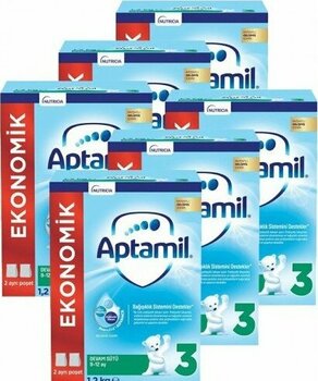 Aptamil 3 Devam Sütü Yeni Formül 1200 gr  6 Adet