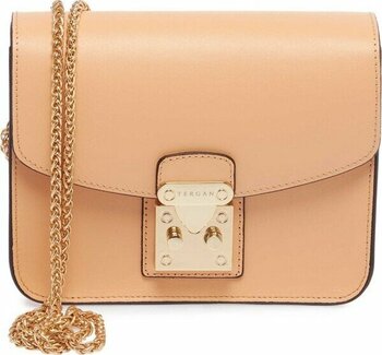 Tergan Pudra Hakiki Deri Kadın Çapraz Askılı Çanta - S25K1BC78972-T3K