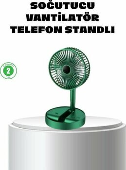 Moresun Buğz Katlanabilir Mini Fan – 3 Kademeli Soğutma, Şarjlı