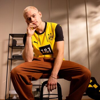 Puma Borussia Dortmund 24/25 Erkek İç Saha Forma 774946 01 Sarı M