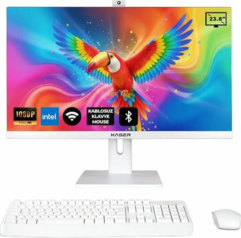 Xaser Xs129 I7 6700 8gb Ram 1tb Ssd 23.8" Webcam + Wifi+ Bt All In One Bilgisayar