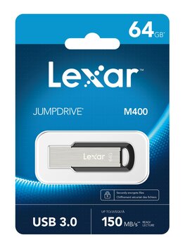 Lexar LJDM400064G-BNBNG 64 GB JumpDrive M400 150Mb/s USB 3.0 Flash Bellek