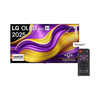 Lg Oled83g55lw 83" 210 Ekran 4k Smart Aı Sihirli Kumanda 165hz Webos25 Oled Evo Tv