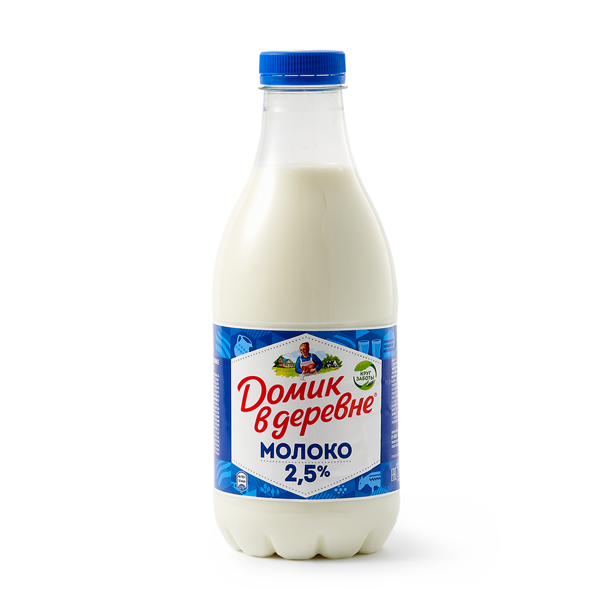 Изображение товара Молоко 2,5% «Домик в деревне» пастеризованное 930 мл