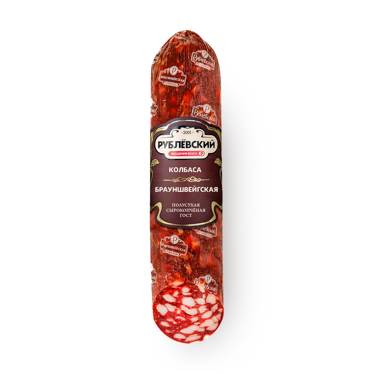 Изображение товара Колбаса Брауншвейгская «Рублёвский» сырокопчёная 200 г